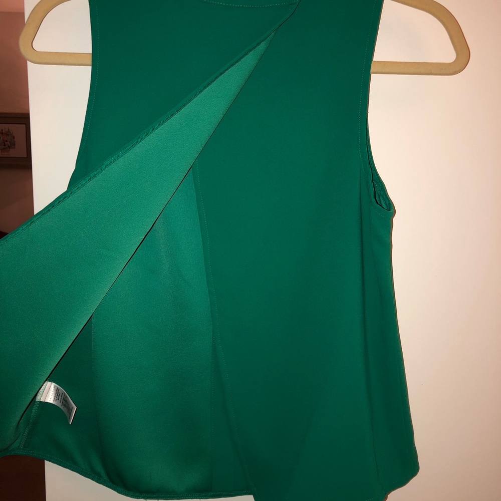 Emerald green blouse- size xs